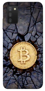 Чохол на Samsung Galaxy A03s Bitcoin cracks фото 1 з 1