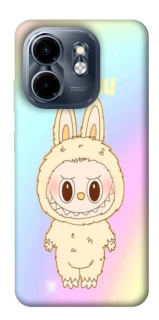 Чохол на Infinix Smart 9 4G / Hot 50i Fluffy Rainbow Labubu фото 1 з 1