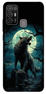 Чохол на ZTE Blade A52 Вовк під місяцем фото 1 з 1