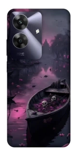 Чехол на Realme Note 60 Boat and flamingo фото 1 из 1