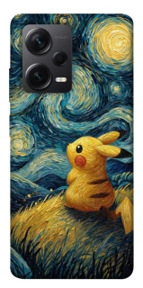 Чехол на Xiaomi Redmi Note 12 Pro 5G Pikachu and Van Gogh фото 1 из 1