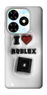Чохол на TECNO Spark Go 2024 I love Roblox фото 1 з 1