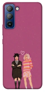 Чохол на TECNO Pop 5 LTE Raven & Rainbow Wednesday фото 1 з 1