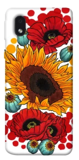 Чохол на Samsung Galaxy M01 Core / A01 Core Соняшники та маки фото 1 з 1
