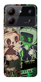 Чехол на ZTE Blade A54 4G Dandy World Shelly Art фото 1 из 1