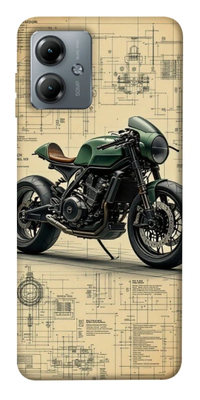 Чохол на Motorola Moto G14 Bike model фото 1 з 1