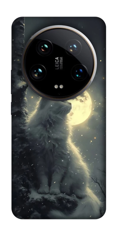 Чехол на Xiaomi 14 Ultra Кот под луной фото 1 из 1