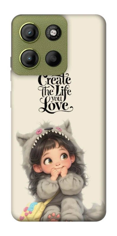 Чехол на Motorola Moto G15 4G Create the life you love фото 1 из 1