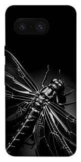 Чехол на Google Pixel 8 Black dragonfly фото 1 из 1