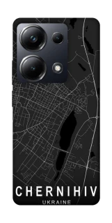 Чехол на Xiaomi Poco M6 Pro 4G Chernihiv map фото 1 из 1