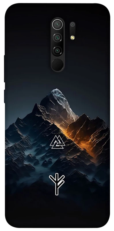 Чехол на Xiaomi Redmi 9 Руны в горах фото 1 из 1