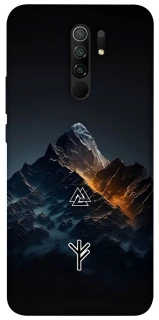 Чехол на Xiaomi Redmi 9 Руны в горах фото 1 из 1