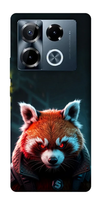 Чохол на Infinix Note 40 Pro 4G Cyber Red Panda фото 1 з 1