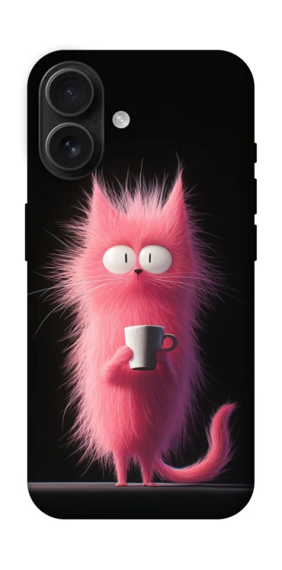 Чехол на Apple iPhone 16 Розовый котёнок фото 1 из 1