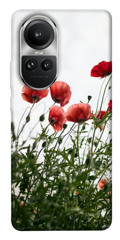 Чохол на Oppo Reno 10 Поле маків фото 1 з 1