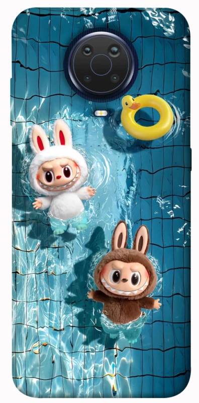 Чохол на Nokia G20 / G10 / 6.3 Labubu in the pool фото 1 з 1
