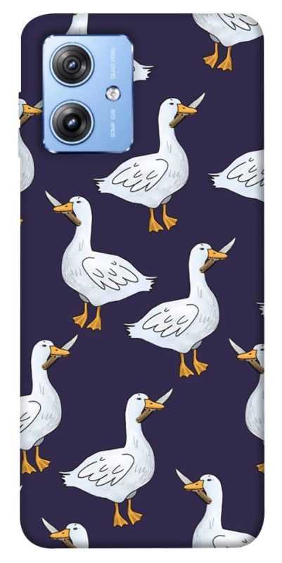 Чохол на Motorola Moto G84 Гуси з претензією фото 1 з 1