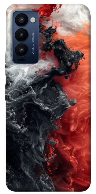 Чехол на TECNO Camon 18 Black and Red фото 1 из 1