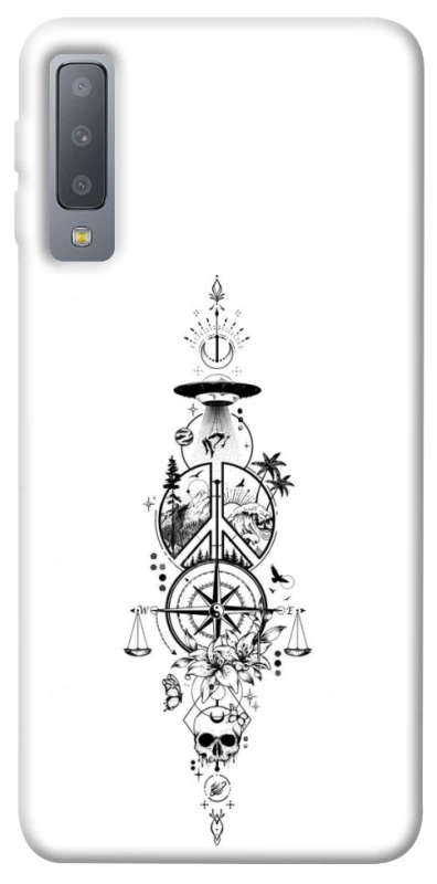 Чехол на Samsung A750 Galaxy A7 (2018) Tattoo ver.7 фото 1 из 1