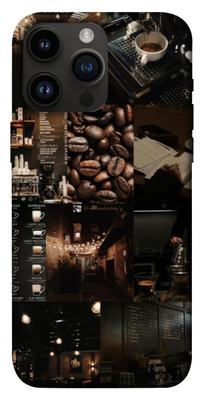 Чохол на Apple iPhone 14 Pro Max (6.7") Coffee collage ver.1 фото 1 з 1