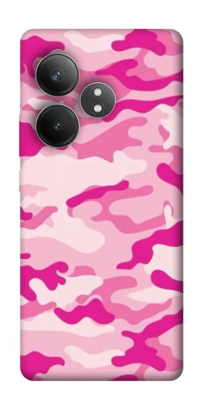 Чехол на Realme GT Neo 6 camouflage pink фото 1 из 1