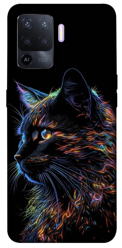Чохол на Oppo A94 Чорний кіт фото 1 з 1