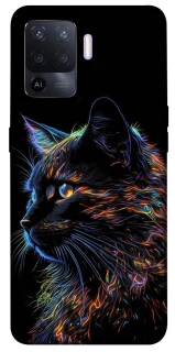 Чехол на Oppo A94 Черный кот фото 1 из 1