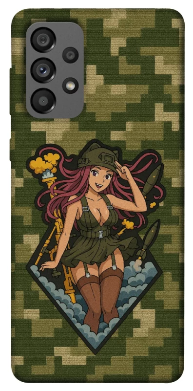 Чохол на Samsung Galaxy A73 5G Military Waifu фото 1 з 1