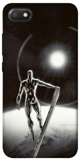 Чехол на Xiaomi Redmi 6A Серебряный сёрфер фото 1 из 1