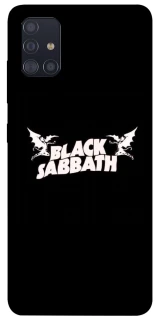 Чехол на Samsung Galaxy A51 Black Sabbath logo ver.2 фото 1 из 1