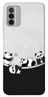 Чехол на Nokia G42 Four pandas фото 1 из 1