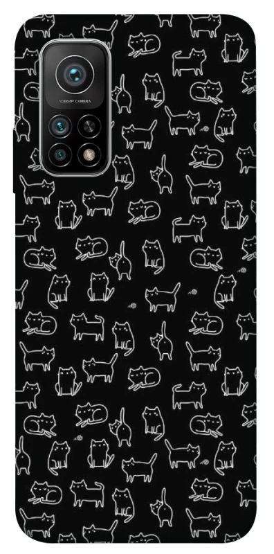 Чохол на Xiaomi Mi 10T Black Cats фото 1 з 1
