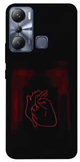 Чехол на Infinix Hot 20i Красное сердце фото 1 из 1