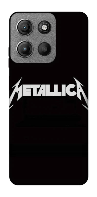 Чехол на Motorola Moto G15 4G Metallica logo фото 1 Чехол на Motorola Moto G15 4G Metallica logo фото 1 из 1