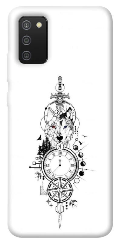 Чехол на Samsung Galaxy A02s Tattoo ver.8 фото 1 из 1