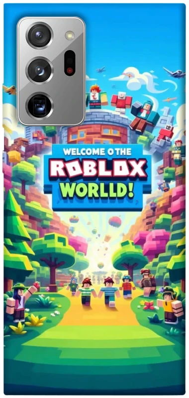 Чехол на Samsung Galaxy Note 20 Ultra Roblox World фото 1 из 1