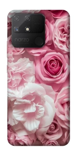 Чехол на Realme Narzo 50A Розовые цветы фото 1 из 1