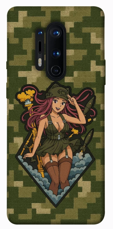 Чохол на OnePlus 8 Pro Military Waifu фото 1 з 1
