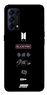 Чехол на Oppo Reno 5 4G K-pop Logo фото 1 из 1