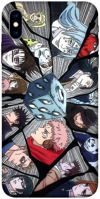 Чехол на Apple iPhone X (5.8") jujutsu kaisen v4 фото 1 из 1