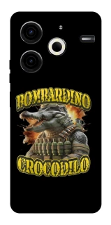 Чехол на TECNO Pova 6 Neo (LI6) Bombardino Crocodilo фото 1 из 1