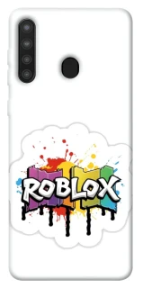 Чохол на Samsung Galaxy A21 Roblox logo ver.1 фото 1 з 1