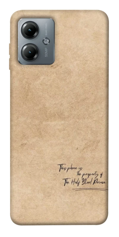 Чохол на Motorola Moto G14 Harry Potter Half-Blood Prince фото 1 з 1