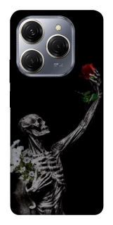 Чехол на TECNO Spark 20 Pro Skeleton vs Rose фото 1 из 1