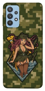 Чохол на Samsung Galaxy M32 Military Waifu фото 1 з 1