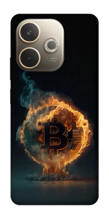 Чохол на Oppo A5 Pro 4G Fire Bitcoin фото 1 з 1