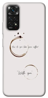 Чохол на Xiaomi Redmi Note 11 (Global) / Note 11S Coffee with you фото 1 з 1