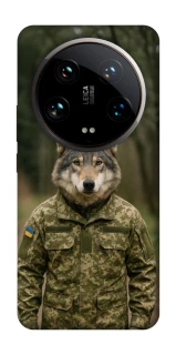 Чехол на Xiaomi 14 Ultra Волк защитник фото 1 из 1