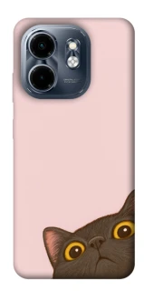 Чехол на Infinix Smart 9 4G / Hot 50i Peeping cat фото 1 Чехол на Infinix Smart 9 4G / Hot 50i Peeping cat фото 1 из 1