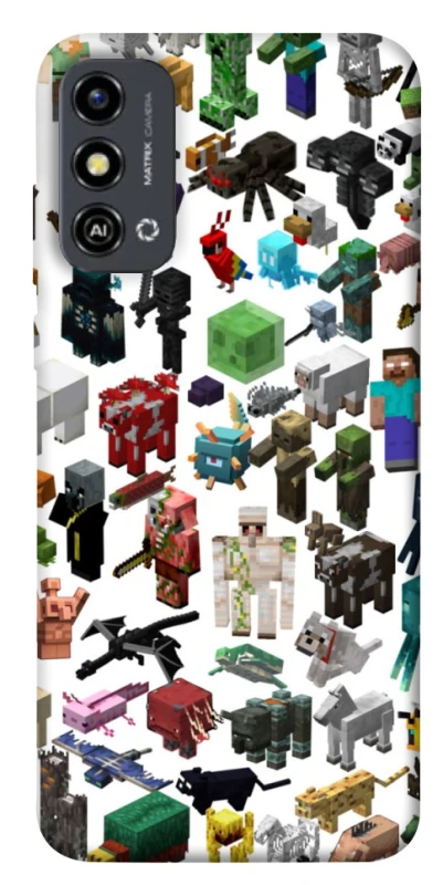 Чохол на ZTE Blade A53 Minecraft v4 фото 1 з 1